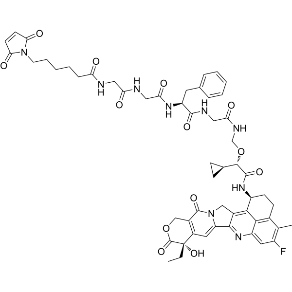 MC-Gly-Gly-Phe-Gly-(S)-Cyclopropane-Exatecan 2414254-52-5